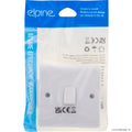 Slim Curve 10A Light Switch 1G 2 Way ( White