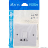 Peak Kit Slim Curve 10A Light Switch 1G 2 Way ( White - Peak Kit