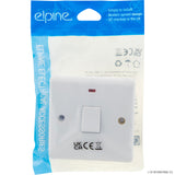 Peak Kit Slim Curve 20A Switch DP with Neon ( White ) - Peak Kit