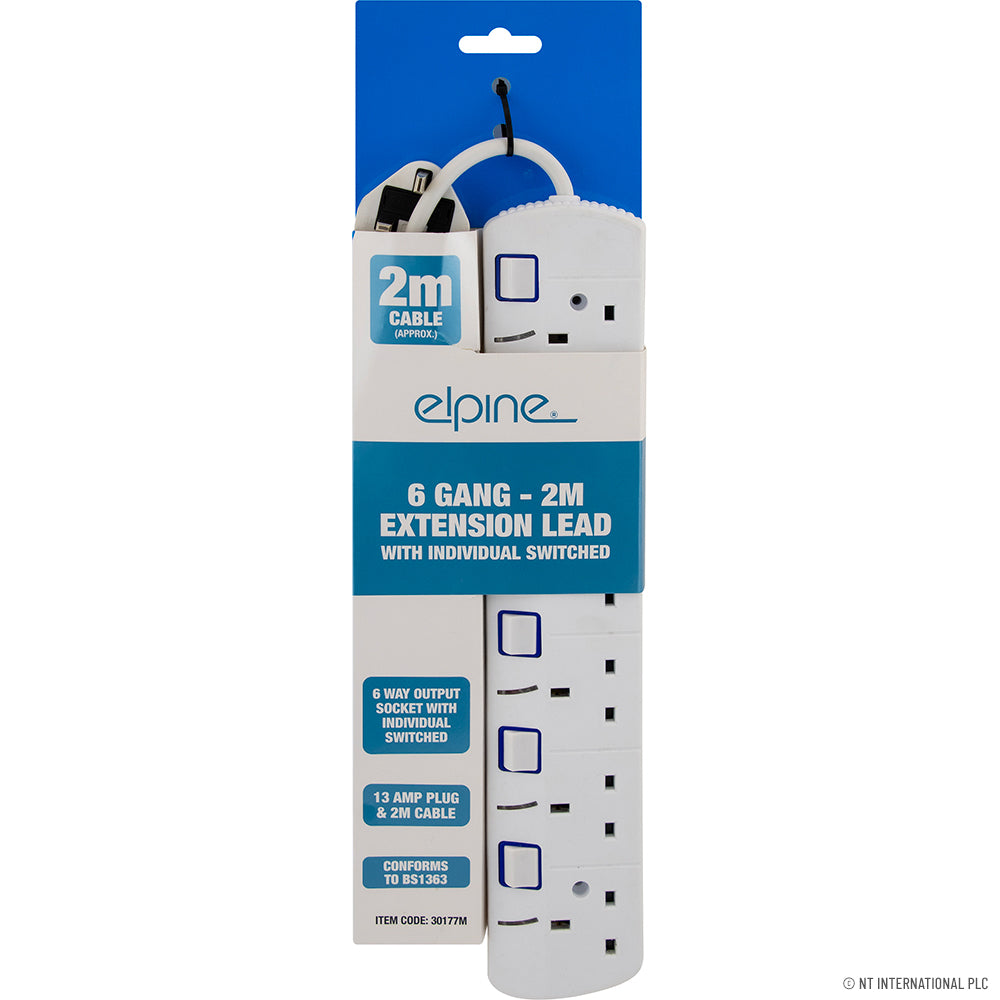 Peak Kit 6 Gang 2meter with individual Switches - Peak Kit