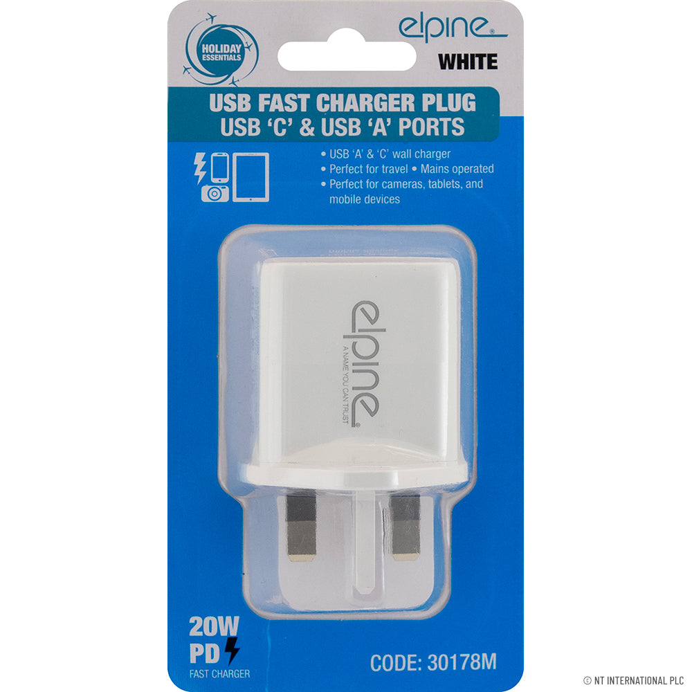 Peak Kit PD 20W Fast Charger White - Peak Kit