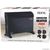 Peak Kit 2000W Convector Heater Black - Peak Kit