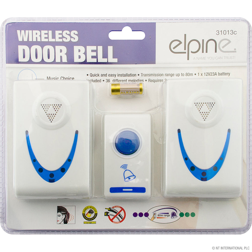 Peak Kit 2pc Wireless Door Bell Chime Kit - Peak Kit