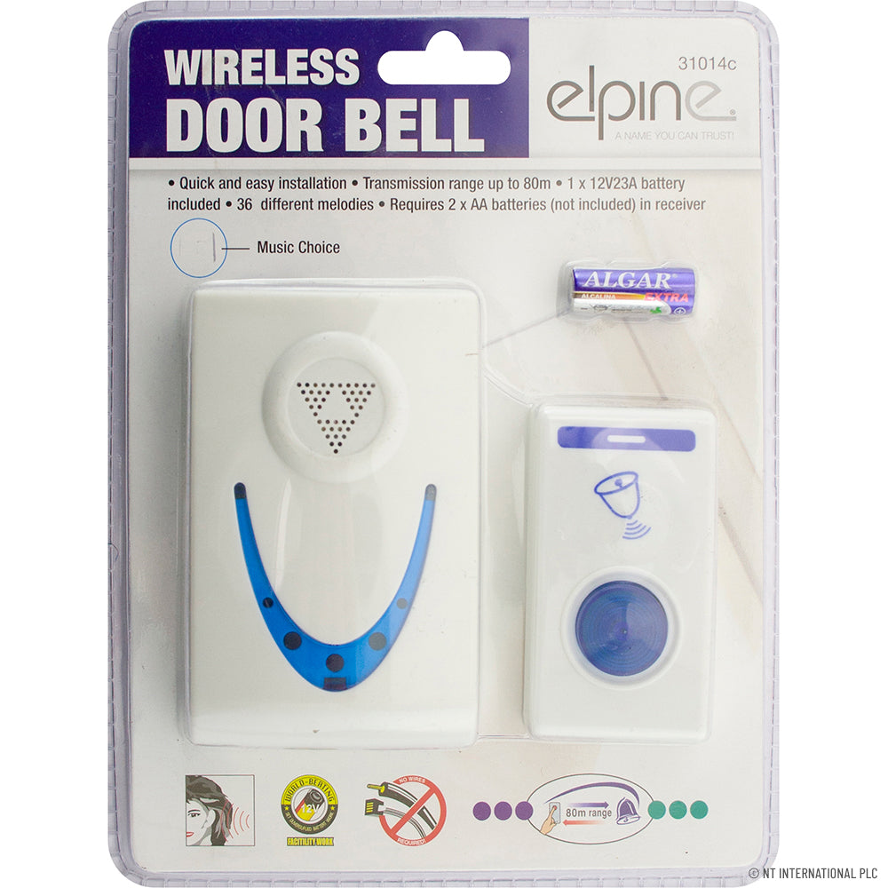 Peak Kit 1pc Wireless Door Bell Chime Kit - Peak Kit