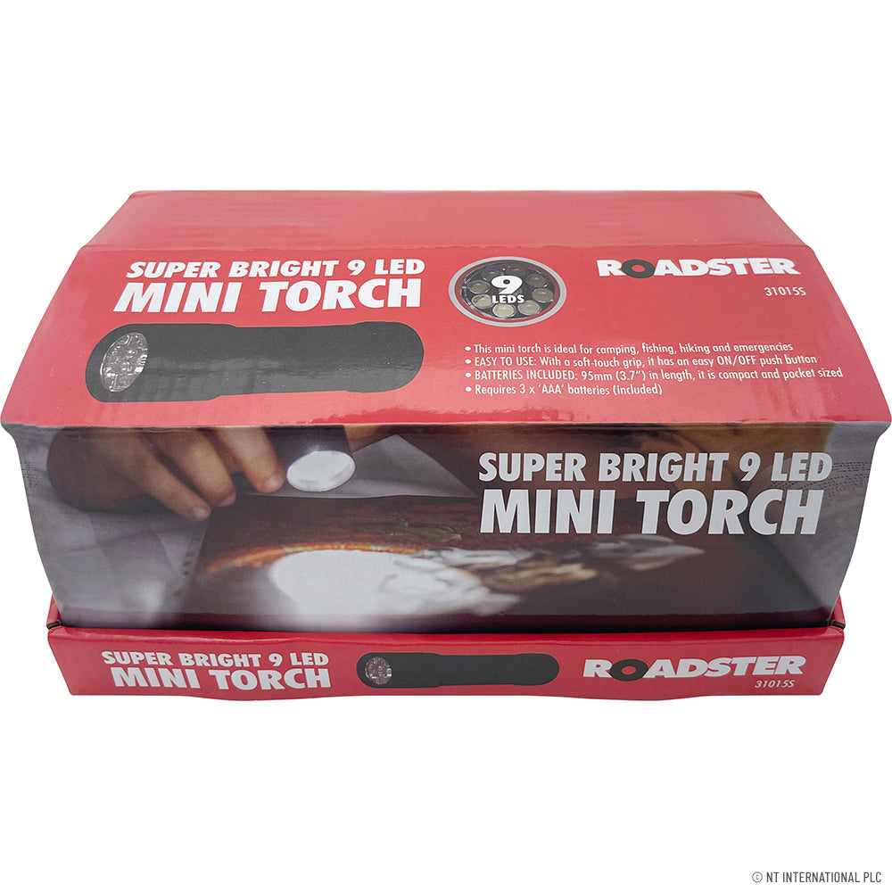 9LED Plastic Flashlight