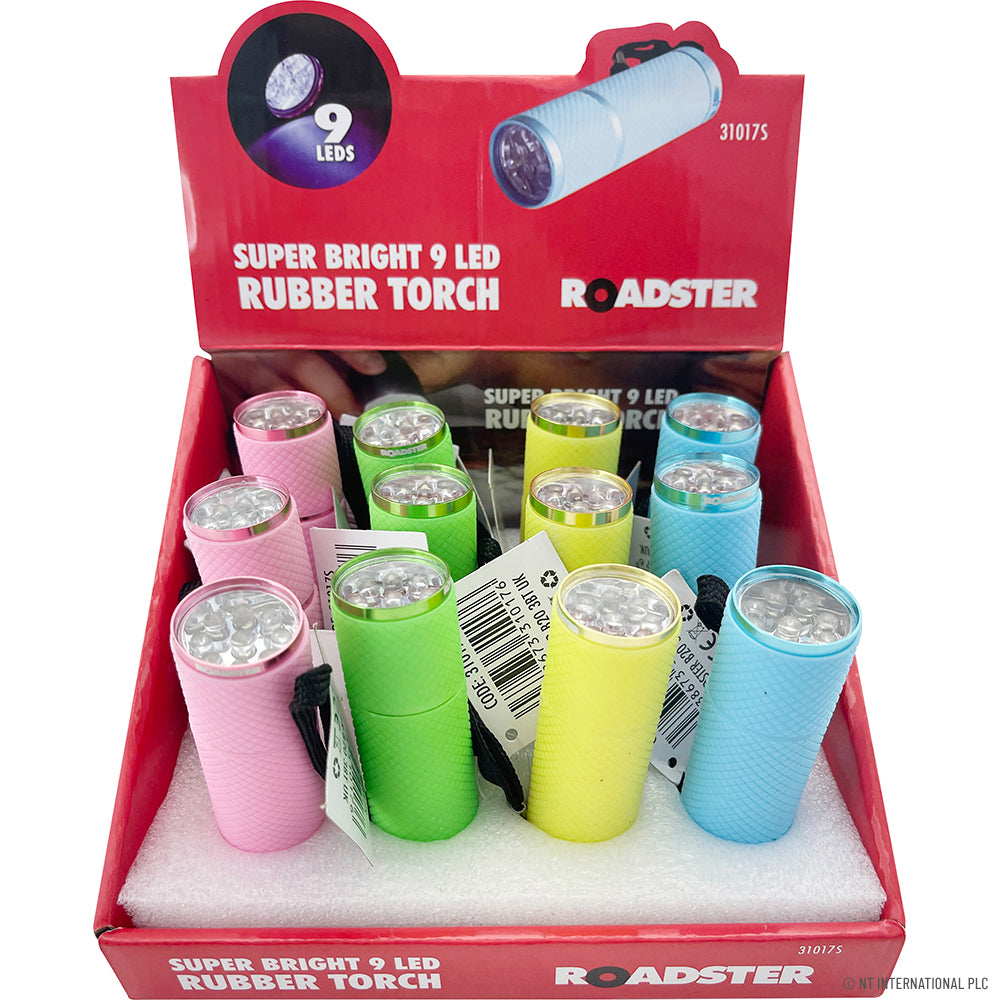 9LED Glow In The Dark Torch