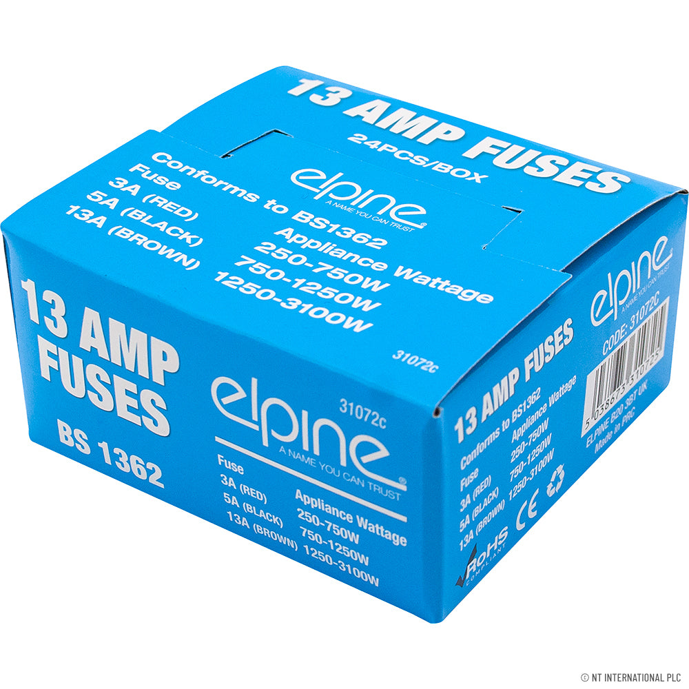 13 Amp Fuses ( 4pk ) - Display Box ( 25 )
