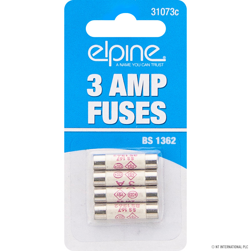 Peak Kit 3 Amp Fuses ( 4pk ) - Display Box ( 25 ) - Peak Kit