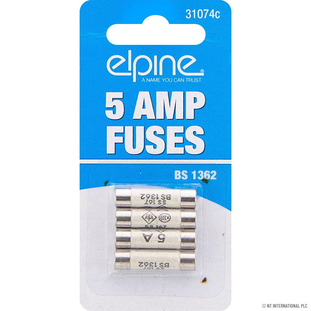 5 Amp Fuses ( 4pk ) - Display Box ( 25 )