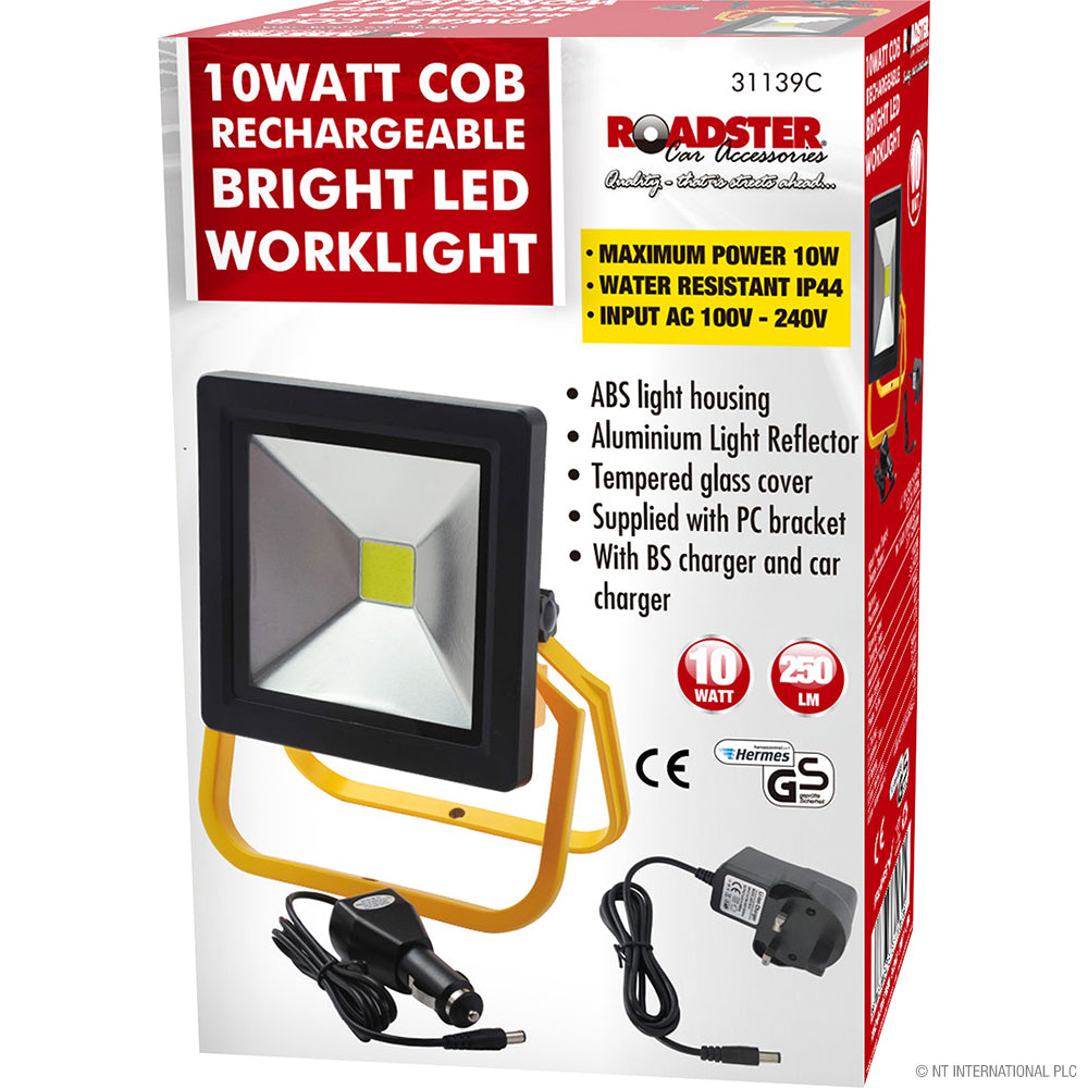 10w COB LED Rechargeable Work Light