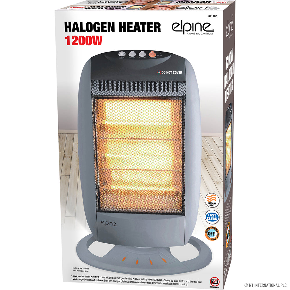 Peak Kit 3 Bar 1200w Halogen Heater ( Large ) - Peak Kit