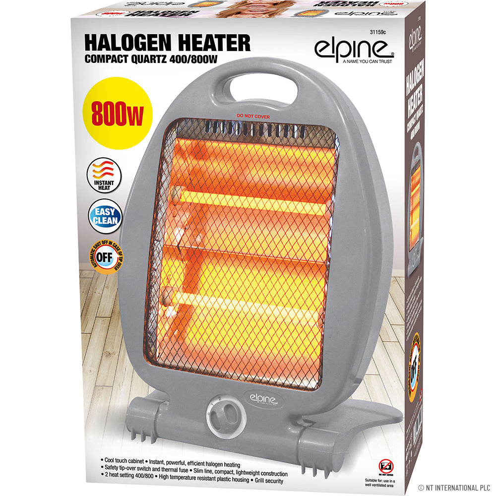 Peak Kit 2 Bar 800w Halogen Quartz Heater - Peak Kit
