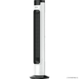 32" Oscillating Tower Fan - White / Black