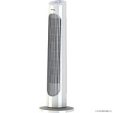 29" 74cm Oscillating Tower Fan - White
