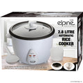2.8L 1000W Rice Cooker - White