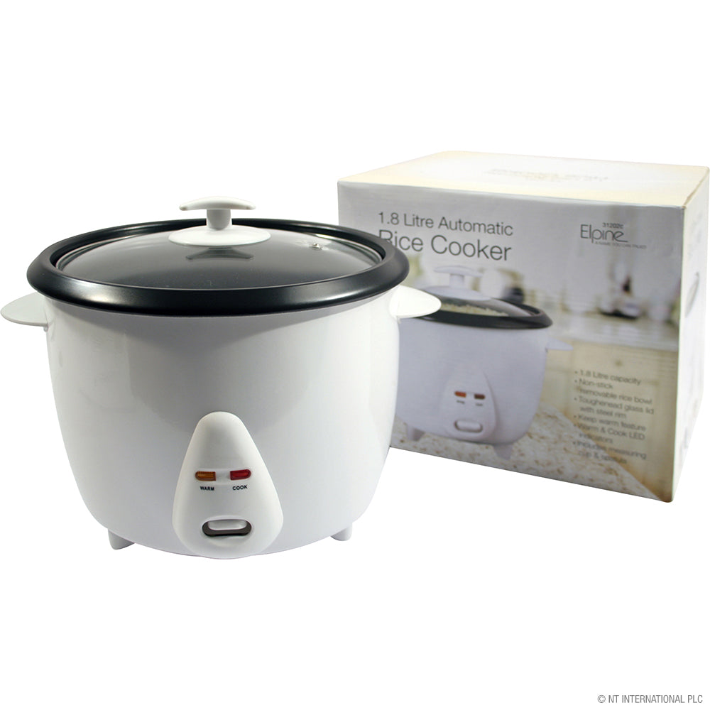 1.8L 700w Rice Cooker - White