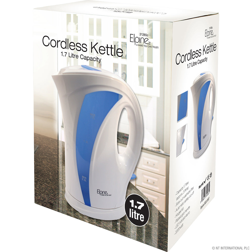 1.7L Cordless Kettle White 220-240V/1850-2200