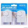 2pc Door & Window Security Alarm System