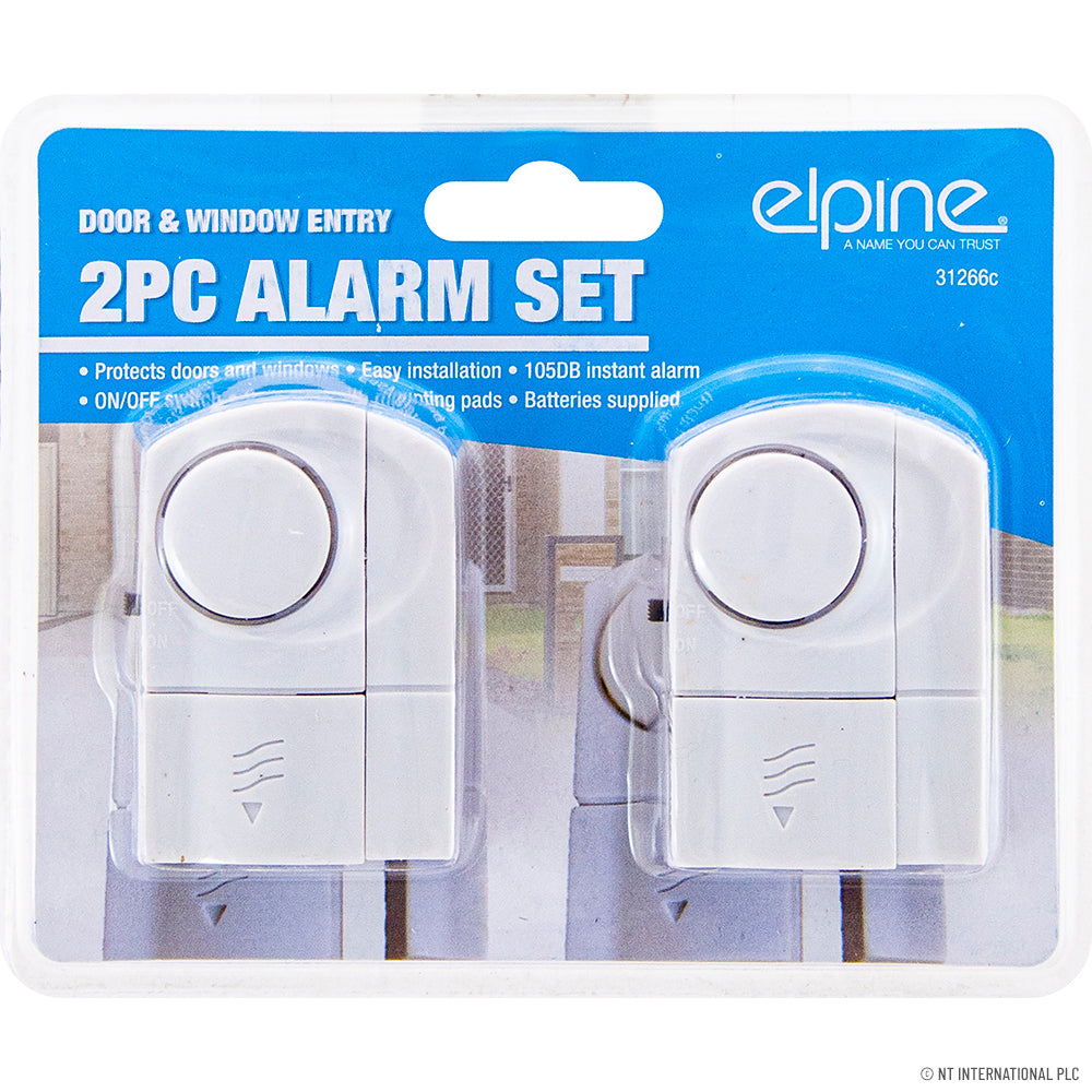 2pc Door & Window Security Alarm System