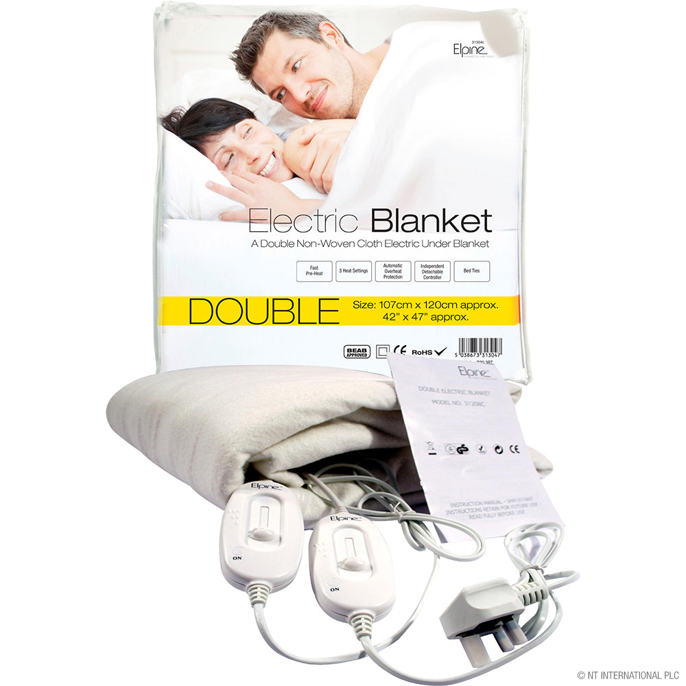 Double Electric Blanket 107 x 120cm