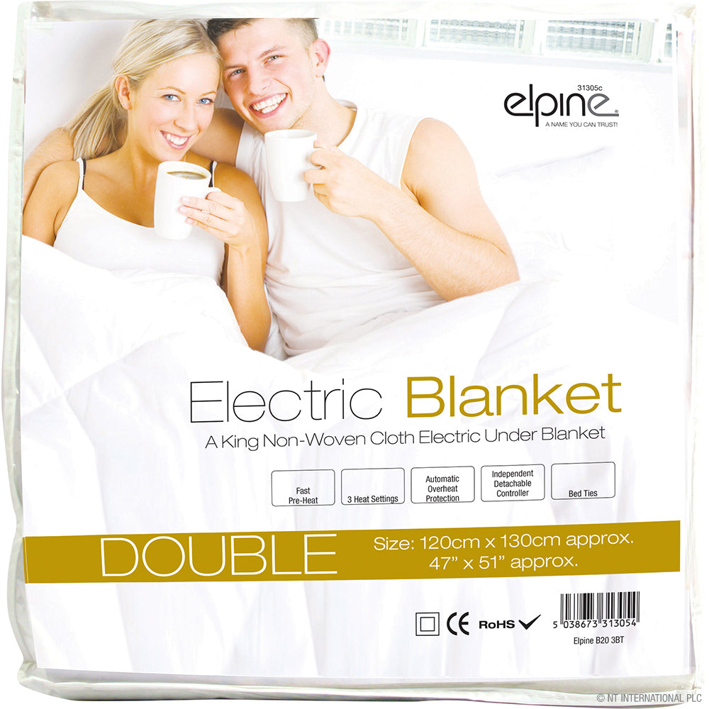 King Electric Blanket 120x130cm (Dual Ctl)