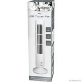 Peak Kit Mini Tower Desk Fan - USB - White - Peak Kit