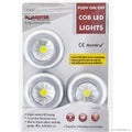3pk 3 COB LED Push On Touch Light
