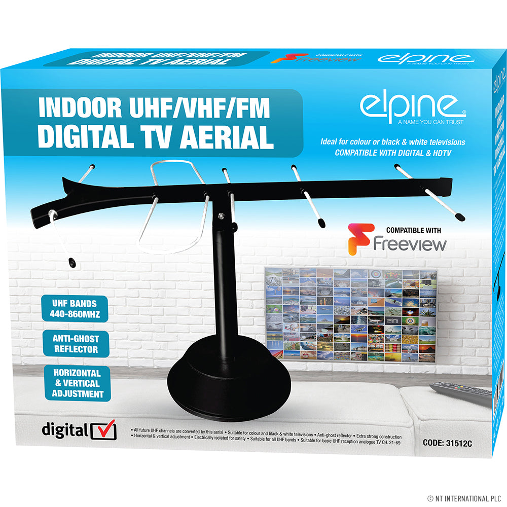 Peak Kit Indoor Digital TV Aerial - Antenna - Peak Kit
