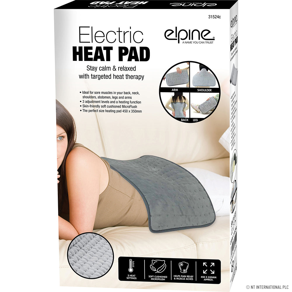 Peak Kit Electric Heating Pad 45 x 35cm - Grey - Peak Kit