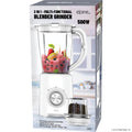 2 in 1 500w Blender With Grinder - White
