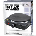 1500w Single Hot Plate - Black