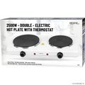 2500w Double Hot Plate - White