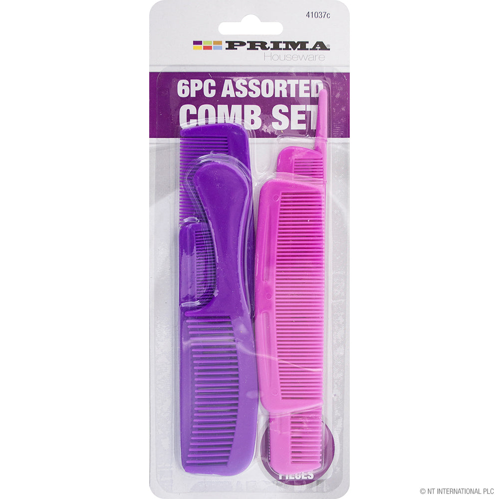 Peak Kit 6pc Assorted Hair Combs Set - Peak Kit