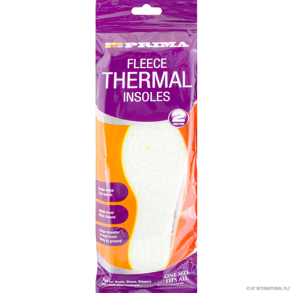 2pc Fleece Thermal Insoles ( Pair)