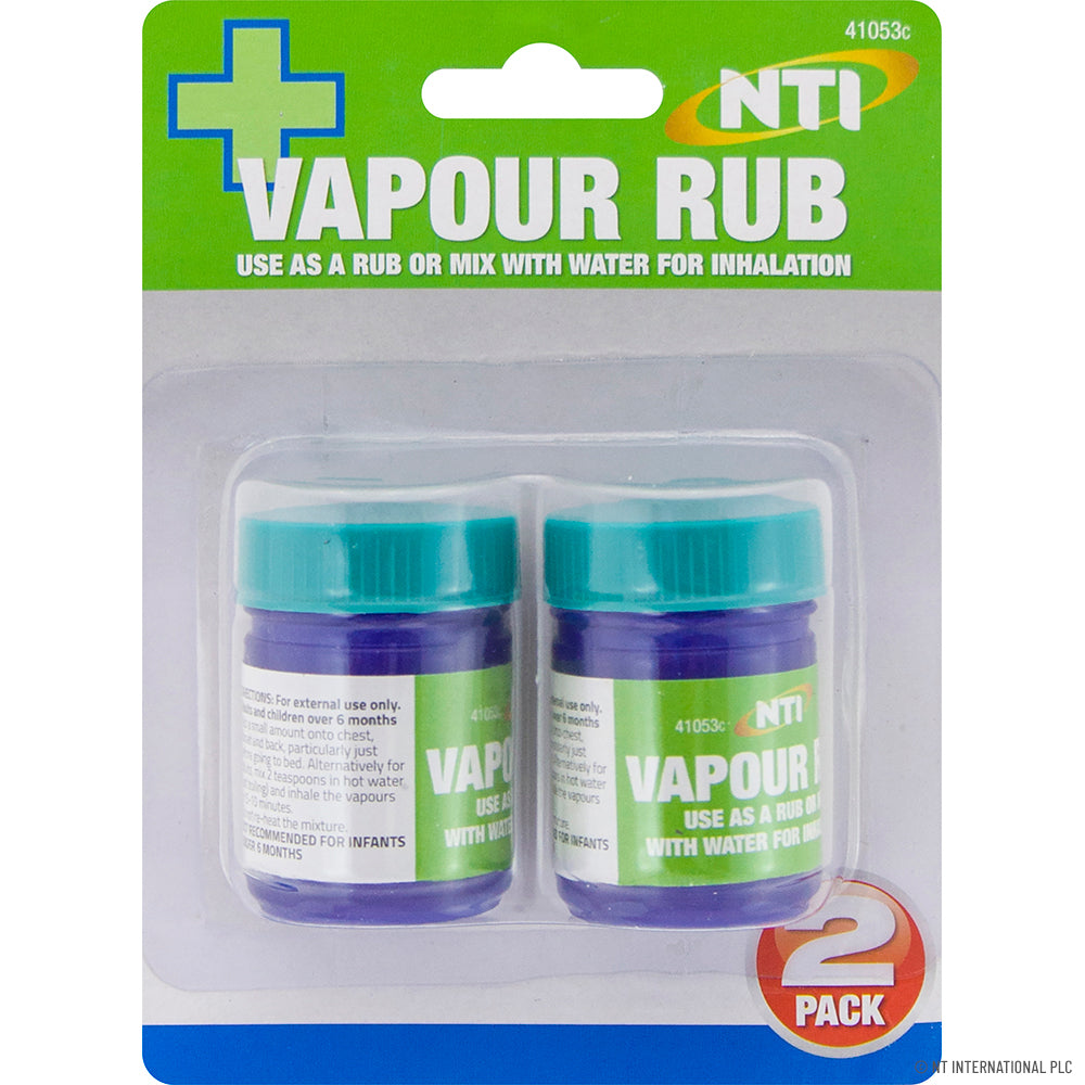 2pk Vaporising Chest Rub