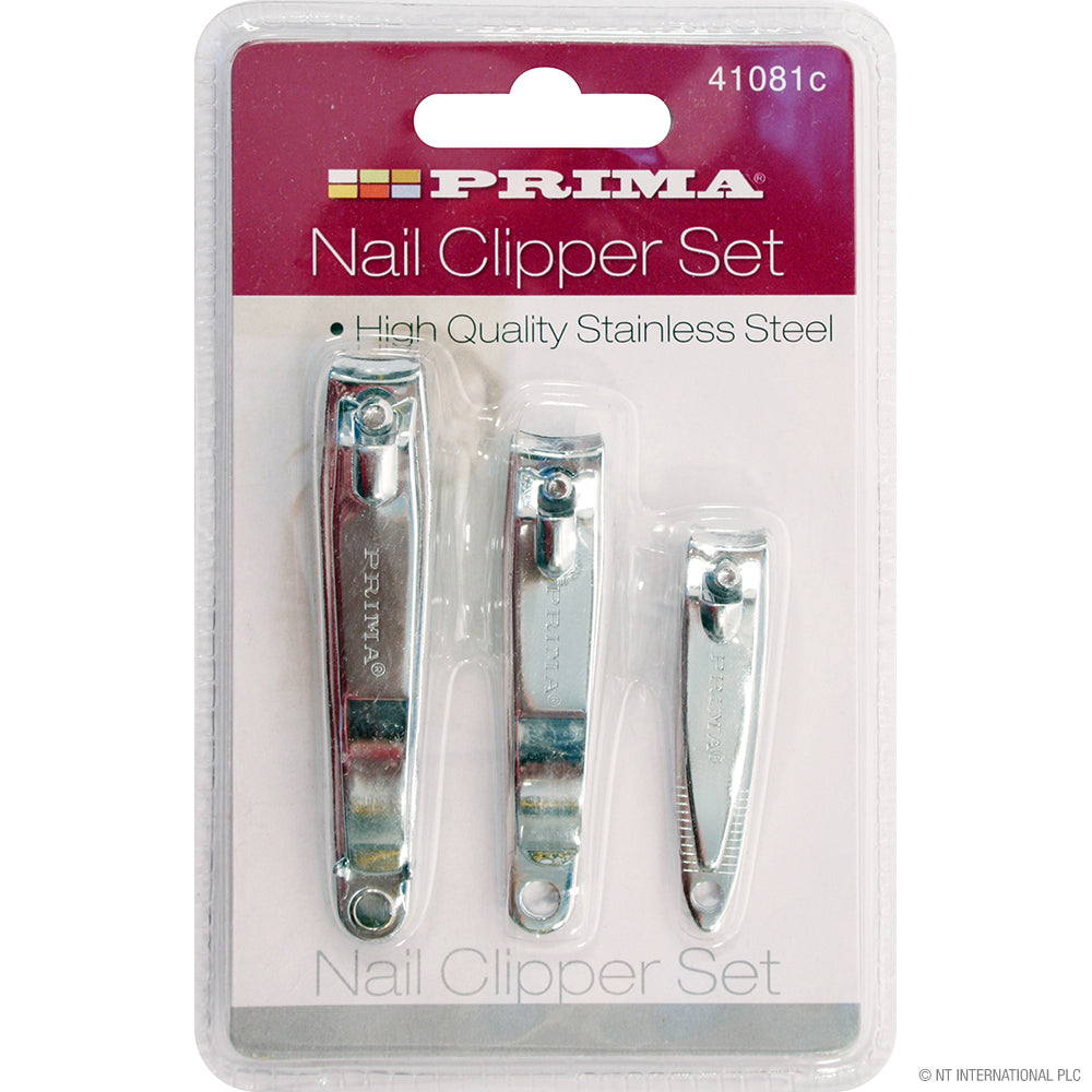 2pc Nail Clipper Set in Blister ( S/S )