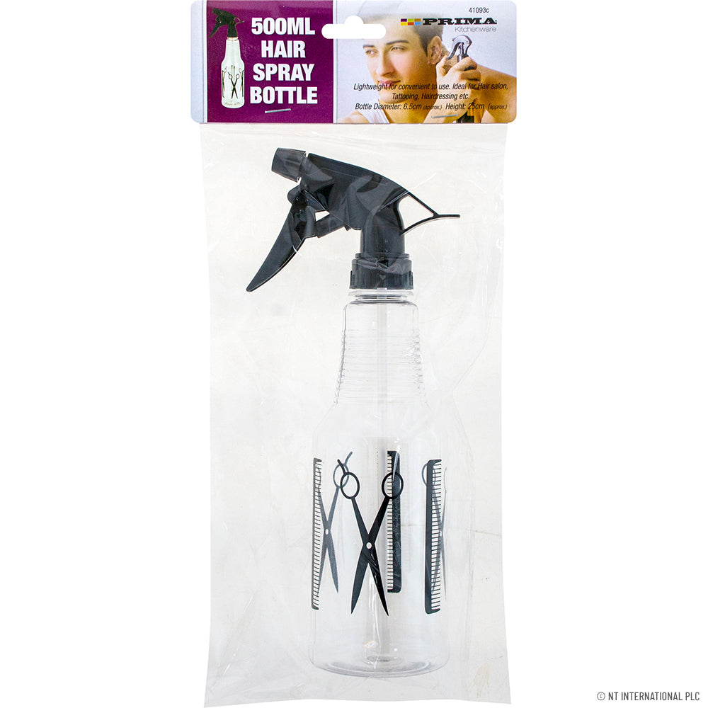 500ml Hair Spray Bottle - Clear