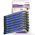 8pc Mens Triple Blade Razor - Blue