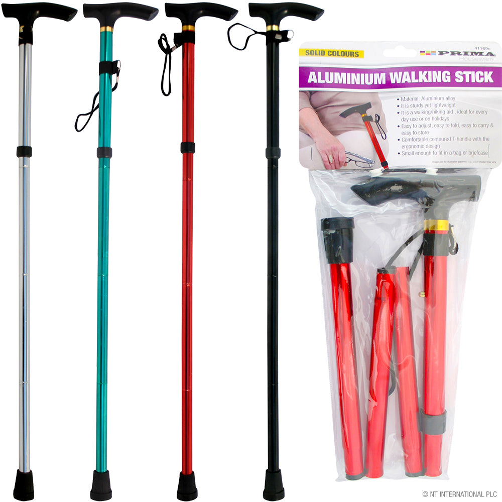 Aluminium Walking Stick ( Solid Colours )