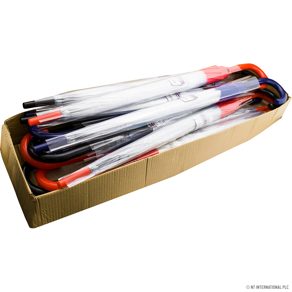 24" Dome Umbrella with Border Heavy Duty Han