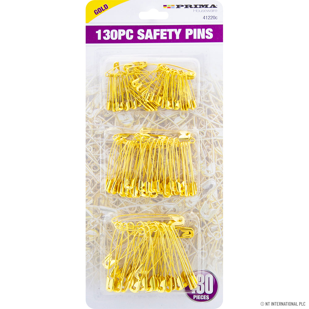 120pc Safety Bobby Pins - Gold
