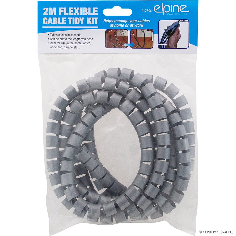 Peak Kit 2m Cable Tidy Kit (No Clip) - Poly Bag - Peak Kit