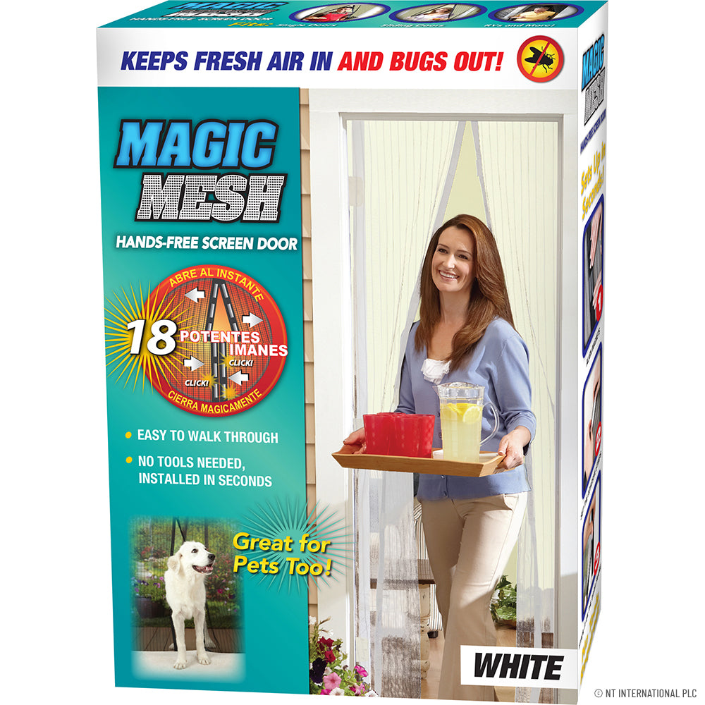 Peak Kit Magic Mesh Insect Door Screen - White - Peak Kit