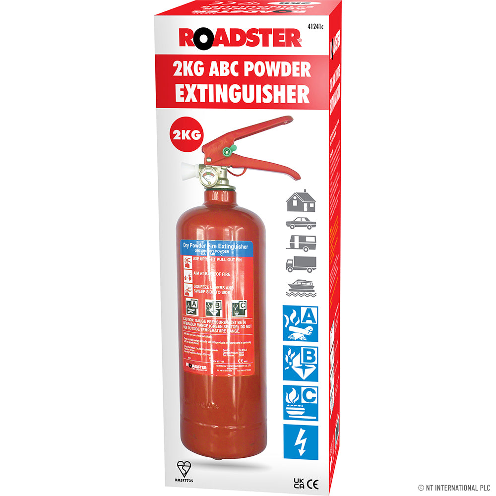 Peak Kit 2kg ABC Powder Fire Extinguisher - Peak Kit