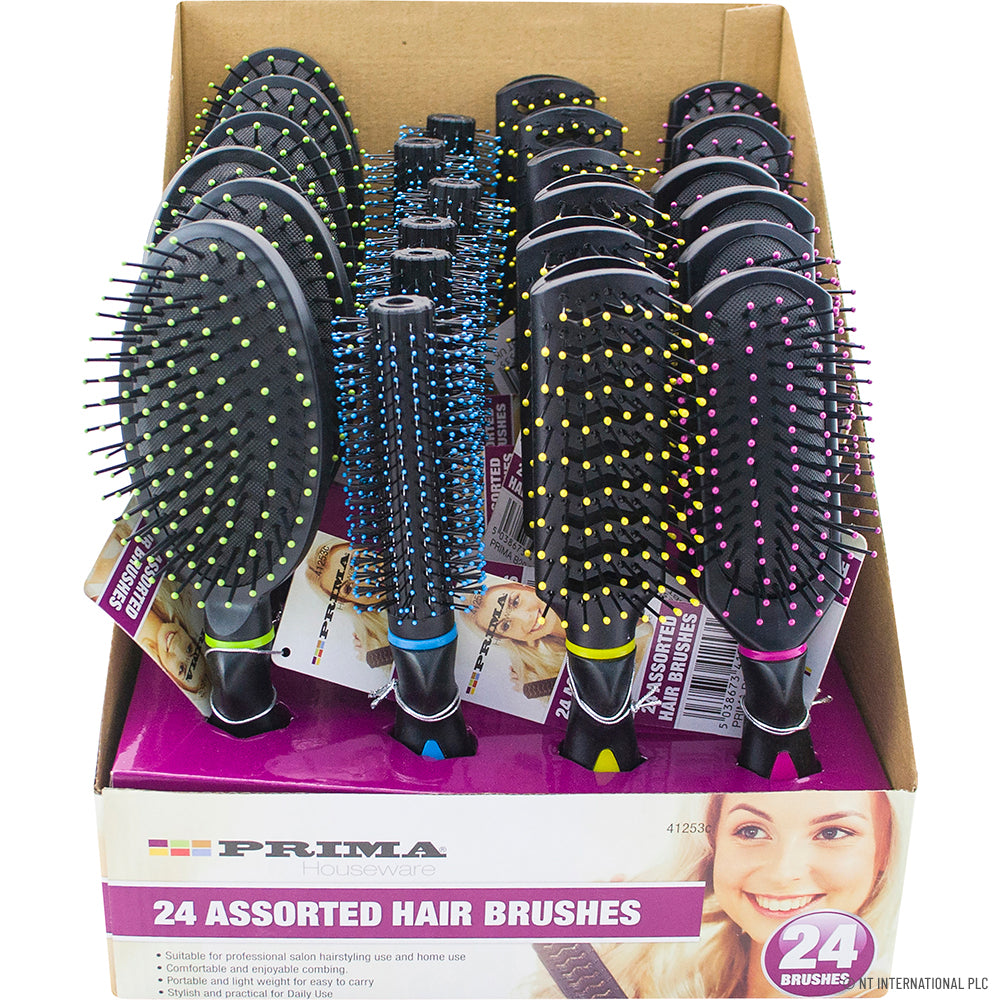 Single Assorted Hair Brush In Display Box