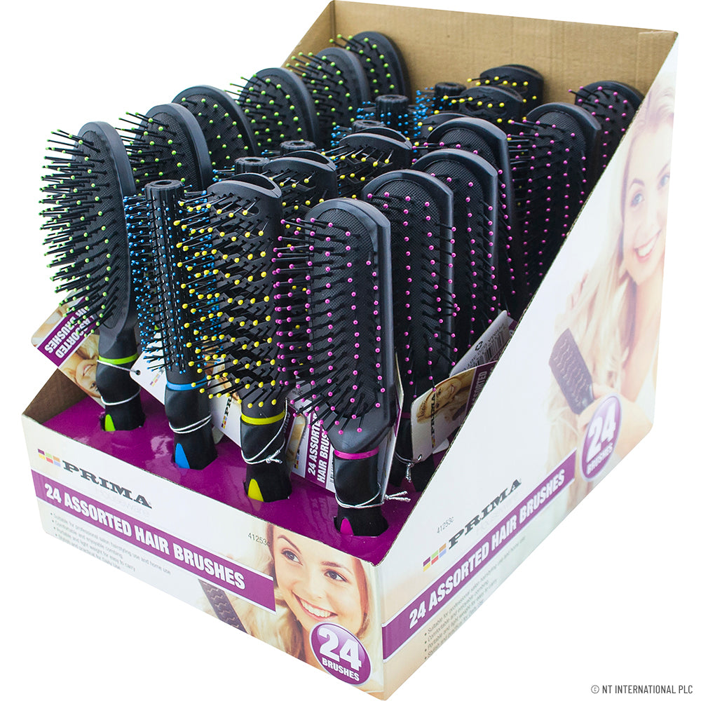 Single Assorted Hair Brush In Display Box