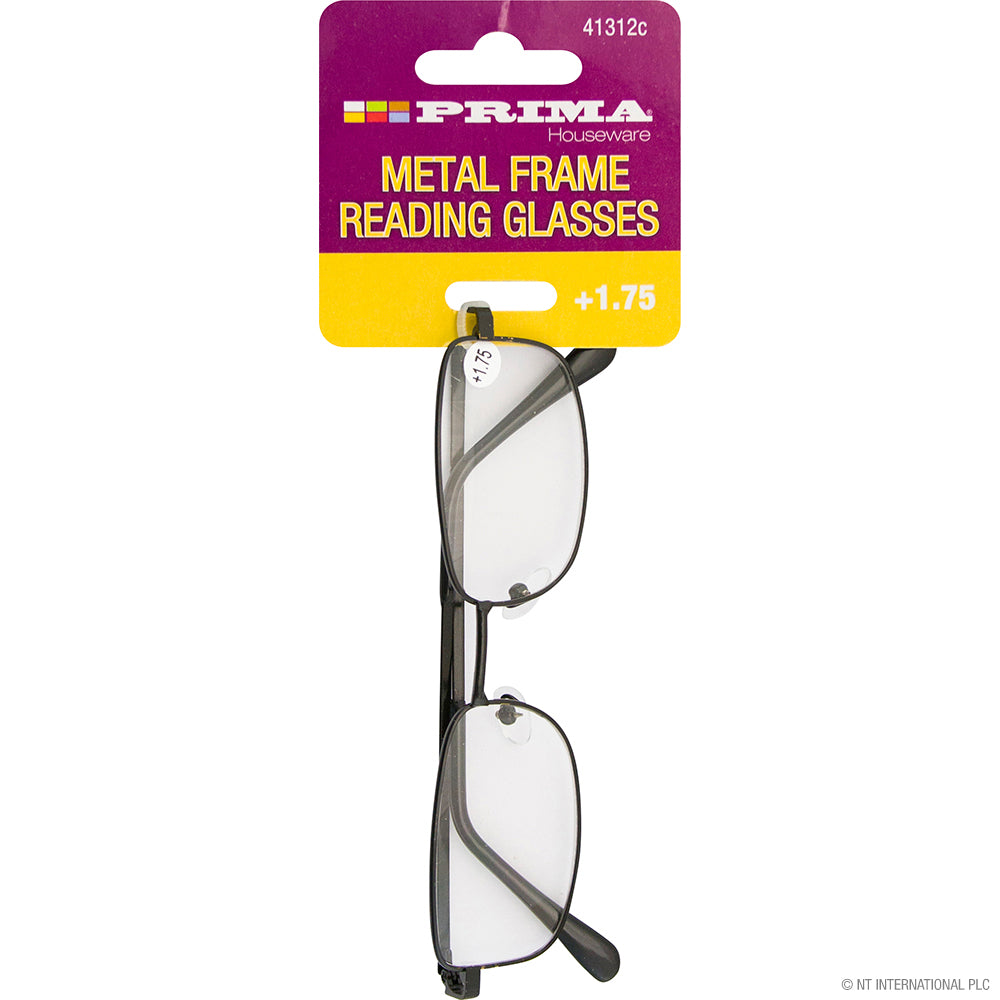 Peak Kit +1.75 Reading Glasses - Metal Frame - Peak Kit