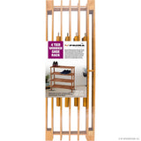 Peak Kit 4 Tier Shoe Rack - Walnut 74 x 57 x 26.5cm - Peak Kit