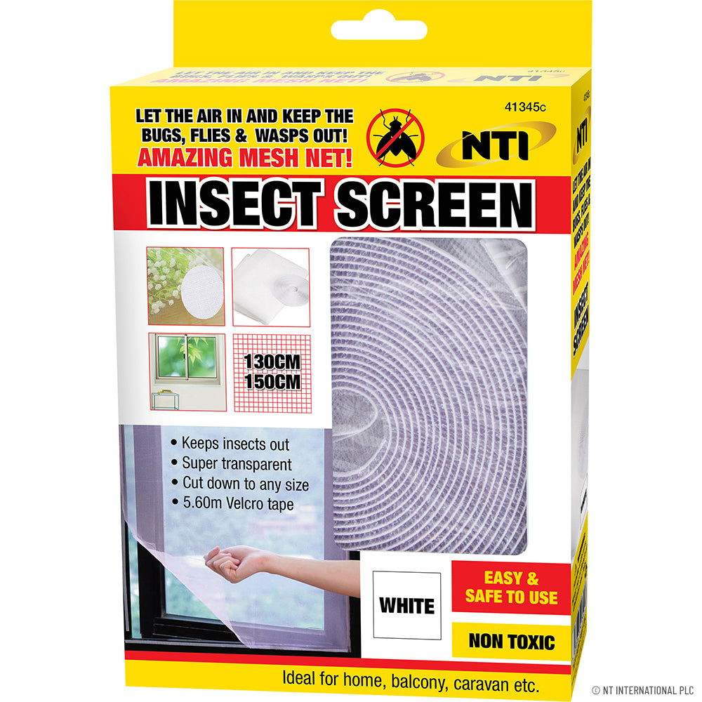 Insect Screen 130 x 150cm - White