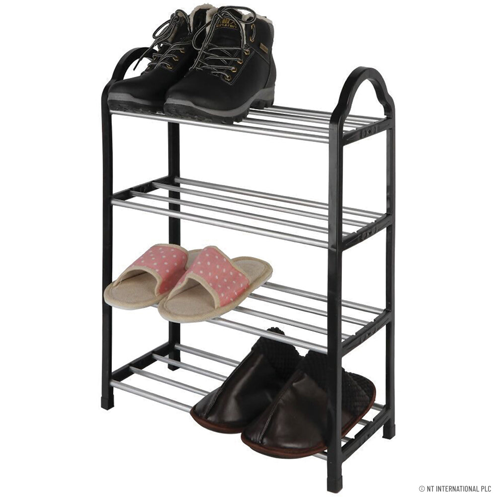 4 Tier Shoe Rack 41.5 x 18.5 x 55cm - Boxed